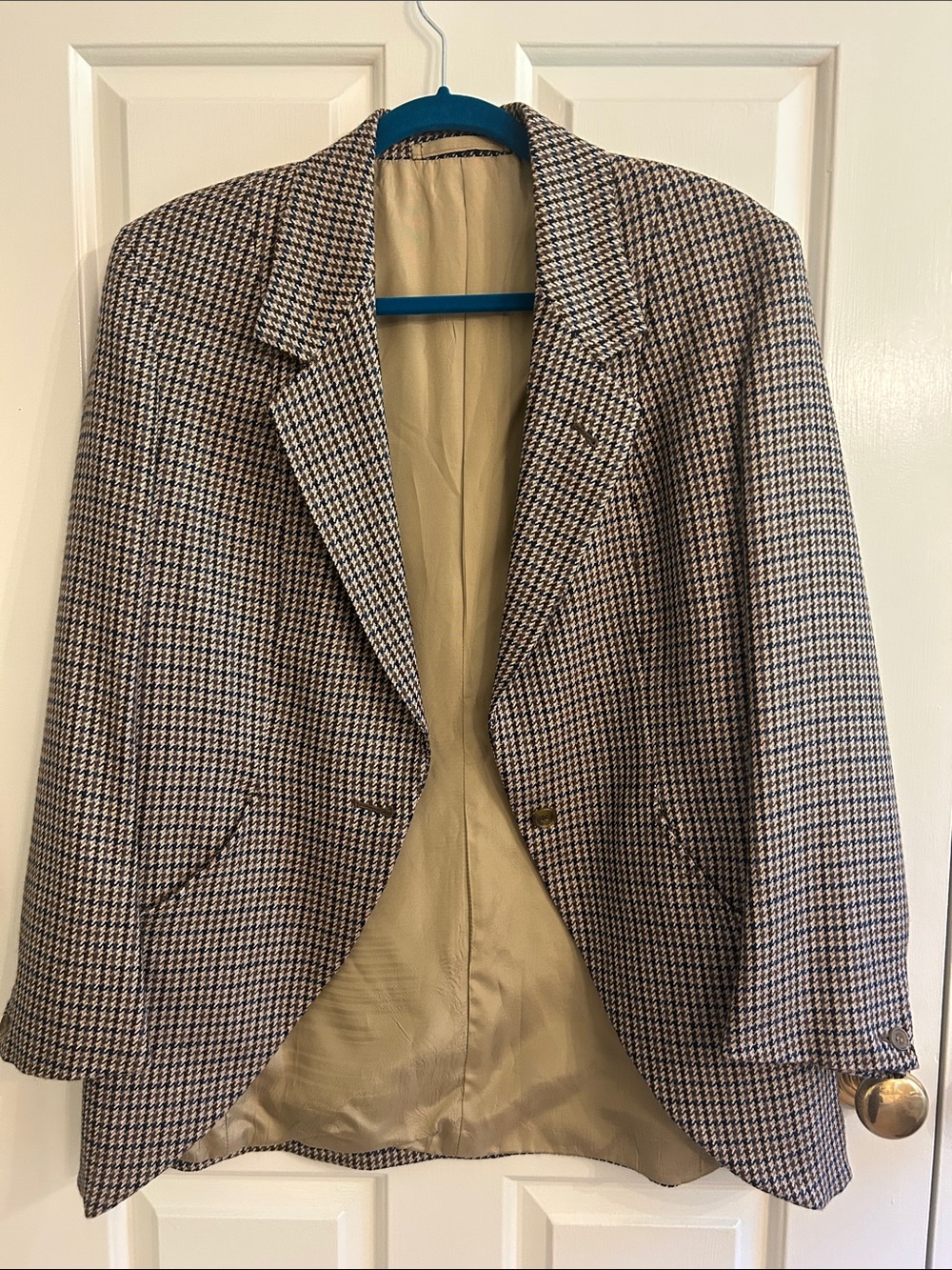 Margaret Howell Houndstooth Wool Blazer